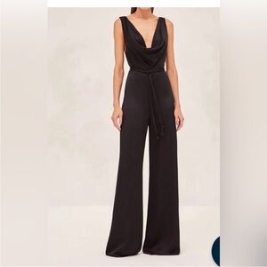 Alexis Sleek Black Jumpsuit S
